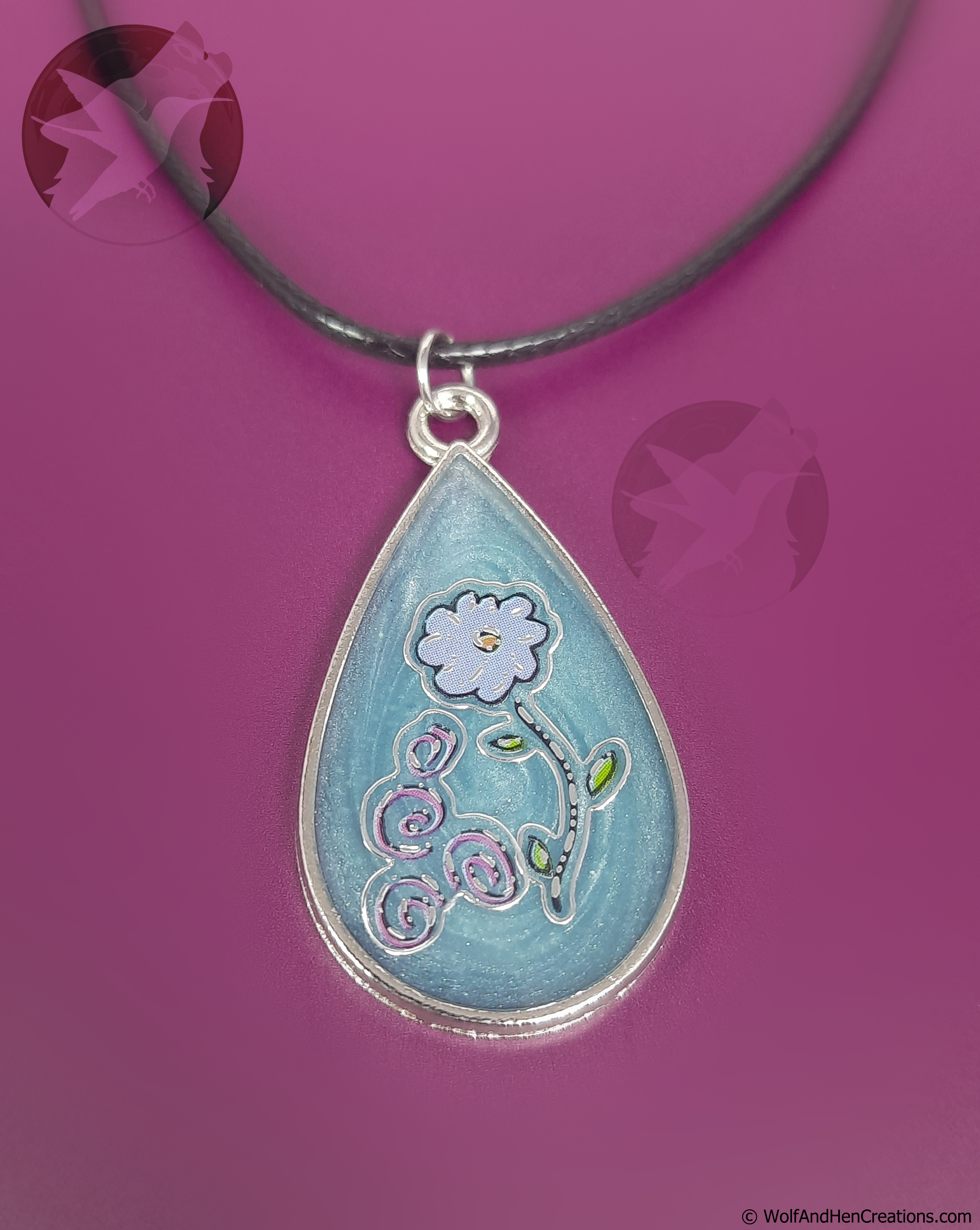Retro Flowers Pendants