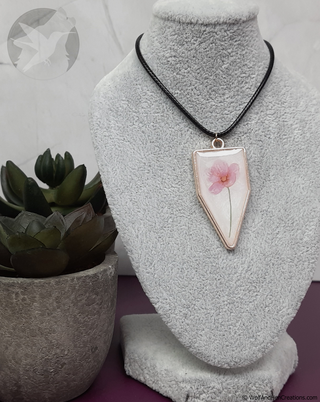 Pink Bloom Pendant