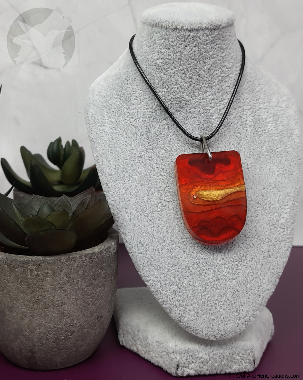 Molten Gold Pendant