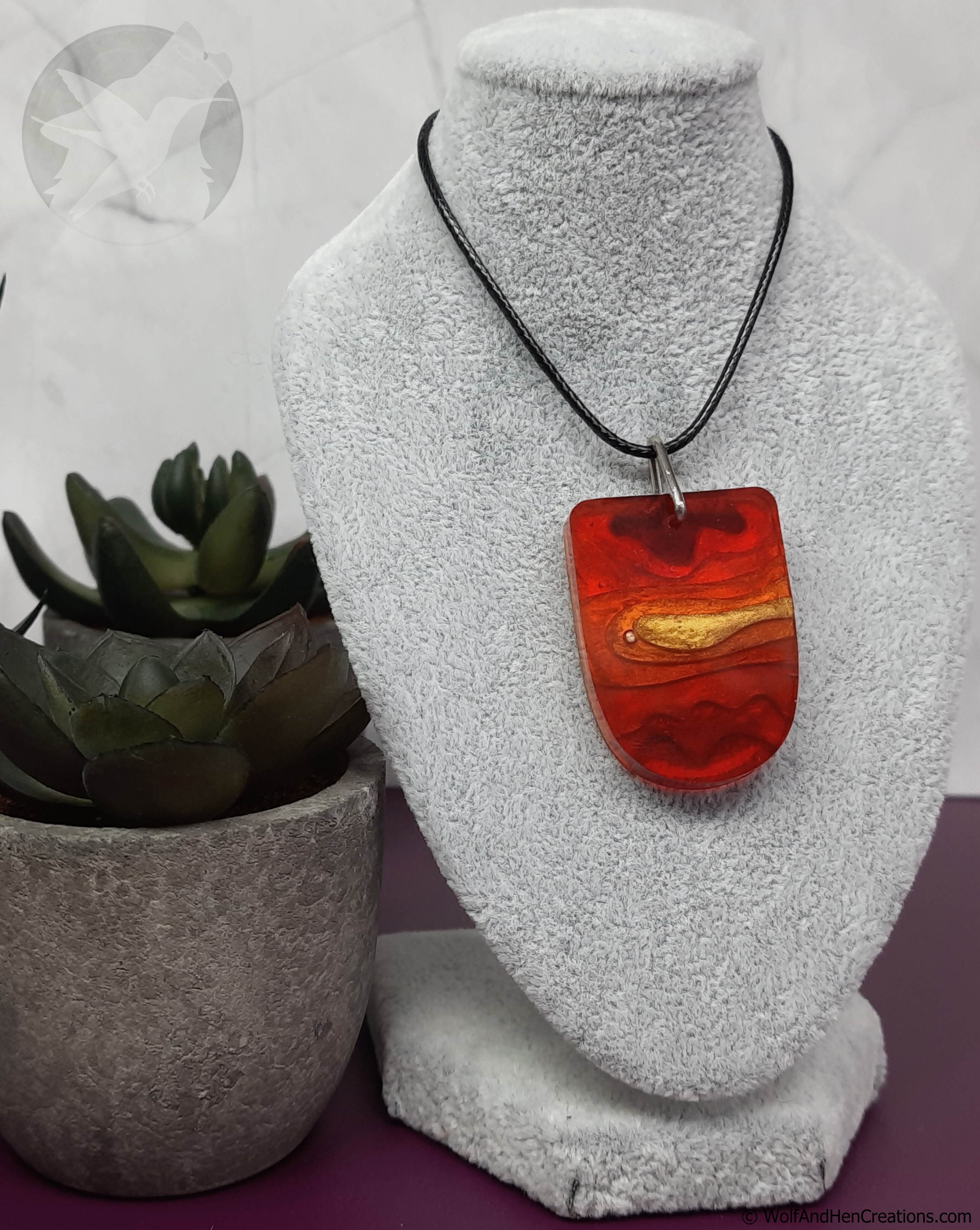 Molten Gold Pendant