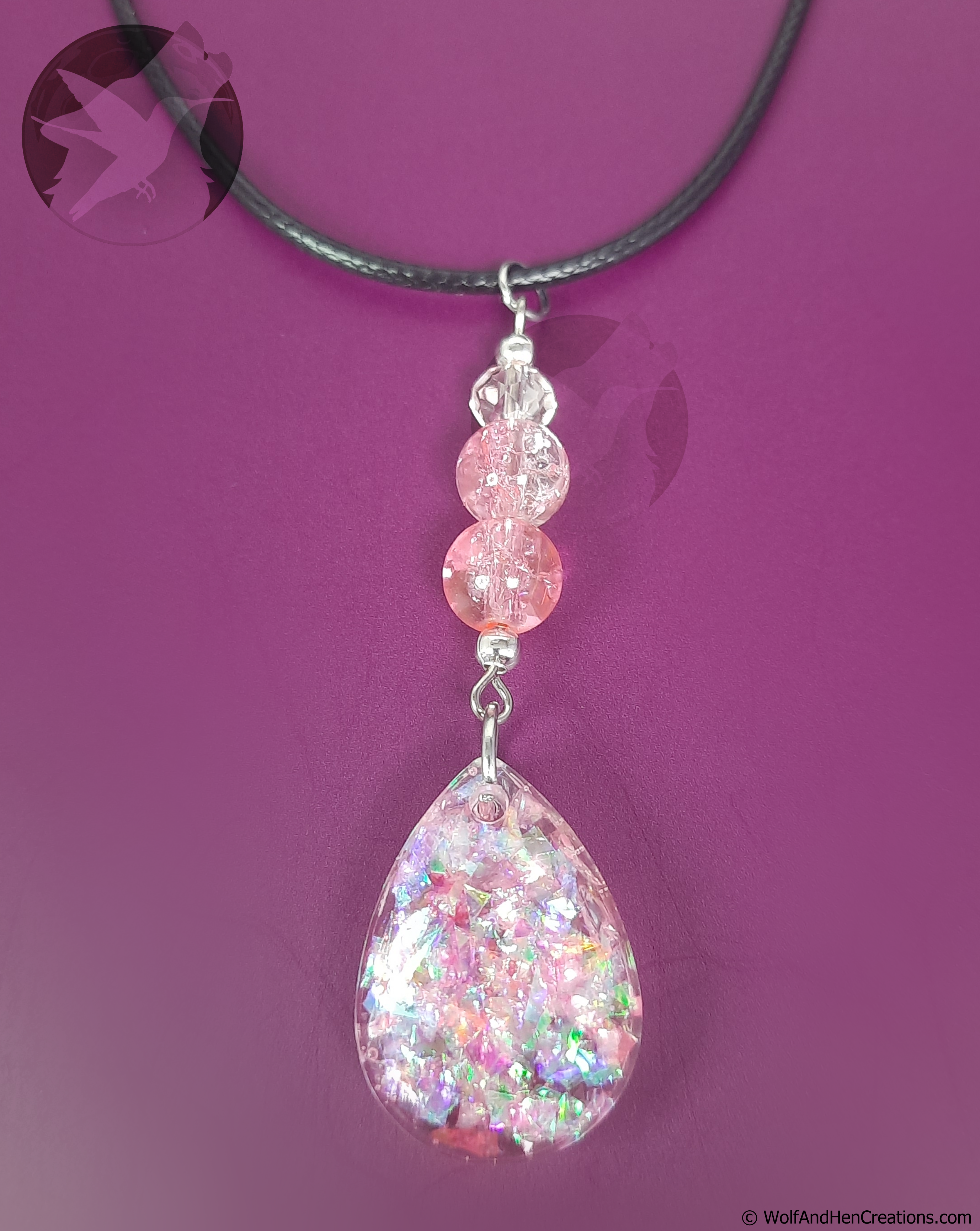 Pink Opalescent Pendant
